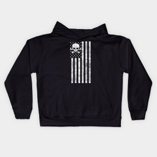 Flag Skull Veteran Kids Hoodie